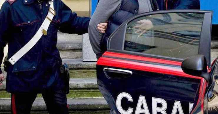 Arresto da parte dei Carabinieri