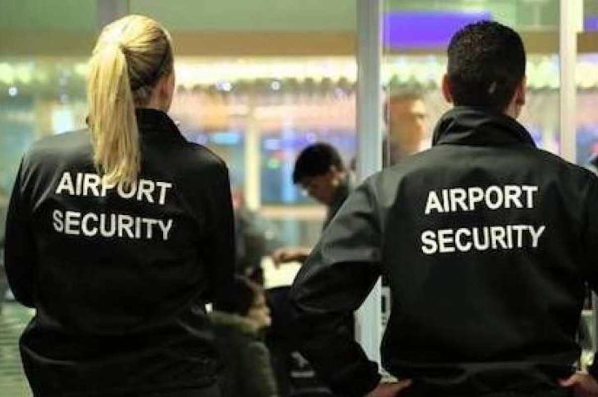 Guardie giurate di un aeroporto