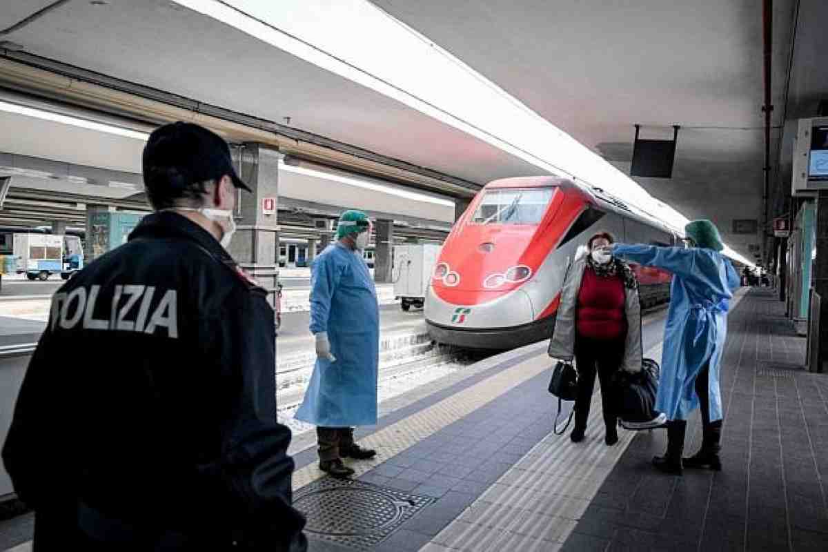 Allerta Covid stazione ferroviaria