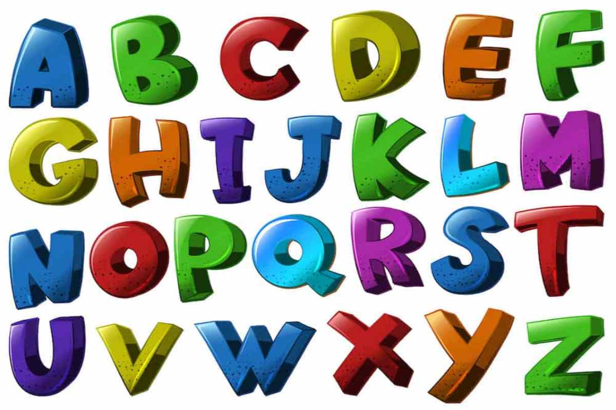 Lettere dell'alfabeto