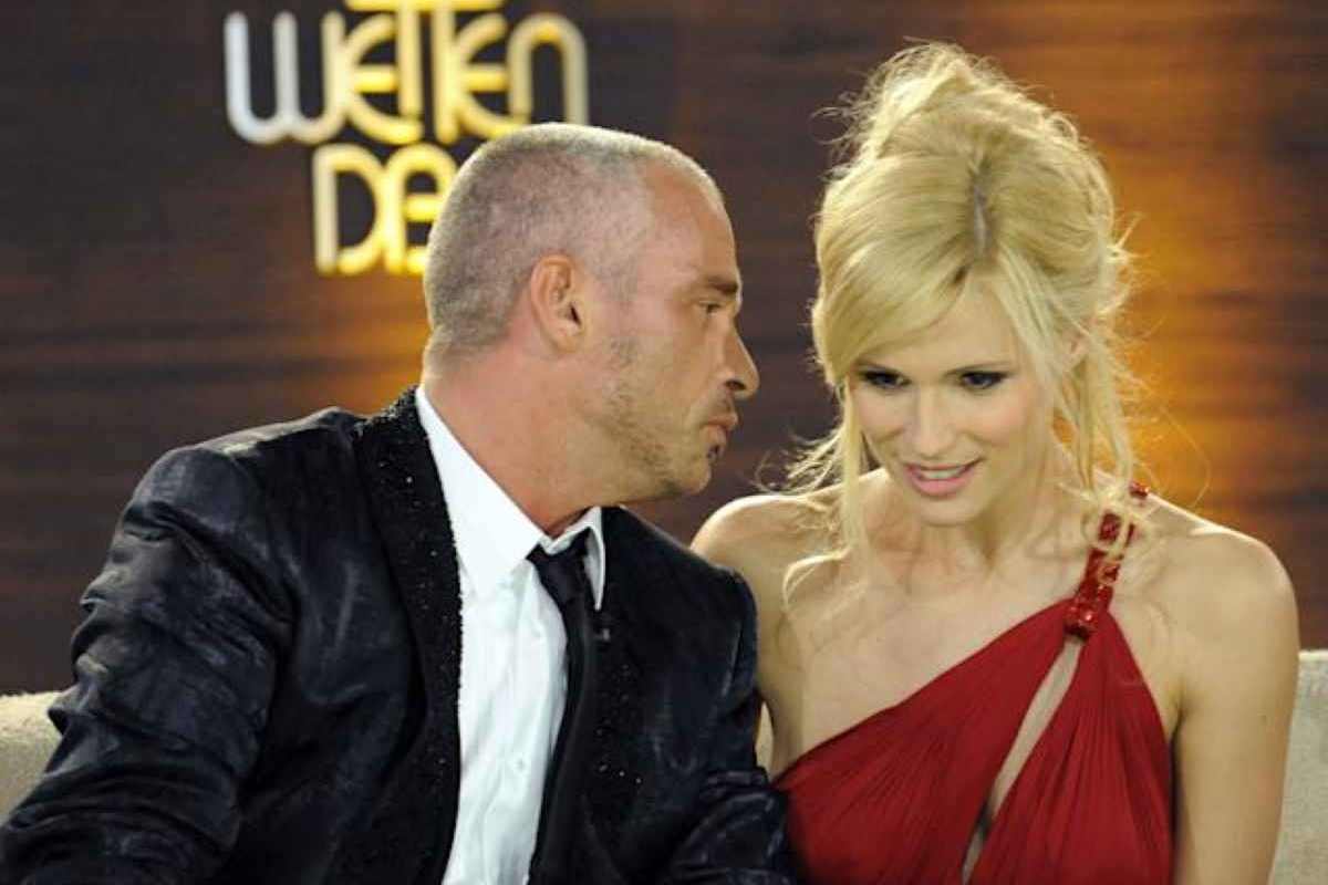 Eros Ramazzotti parla con Michelle Hunziker