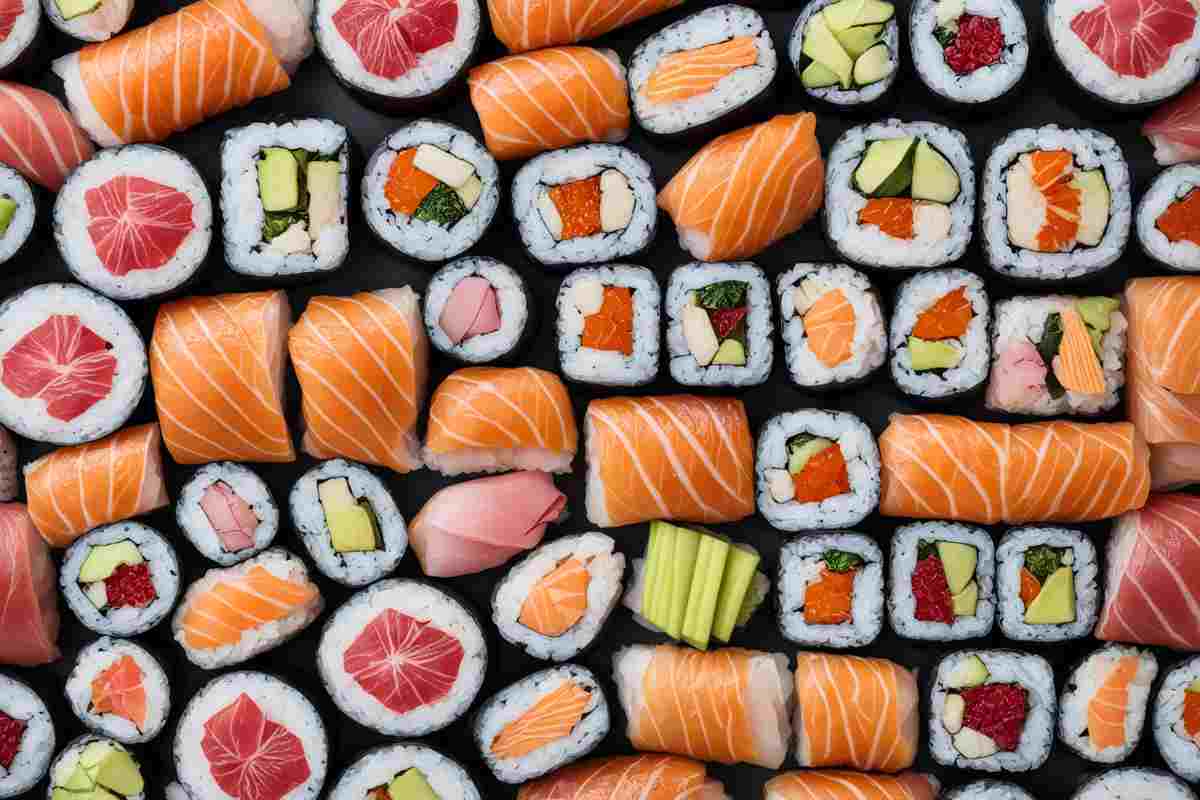 pezzi di sushi