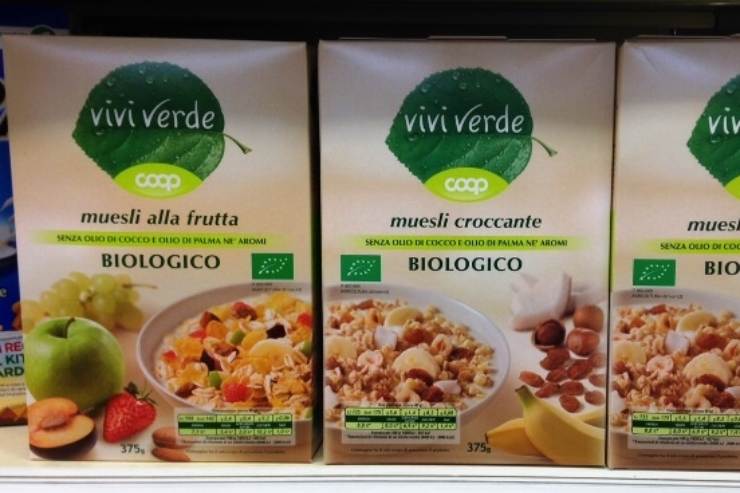 Muesli Coop allerta alimentare