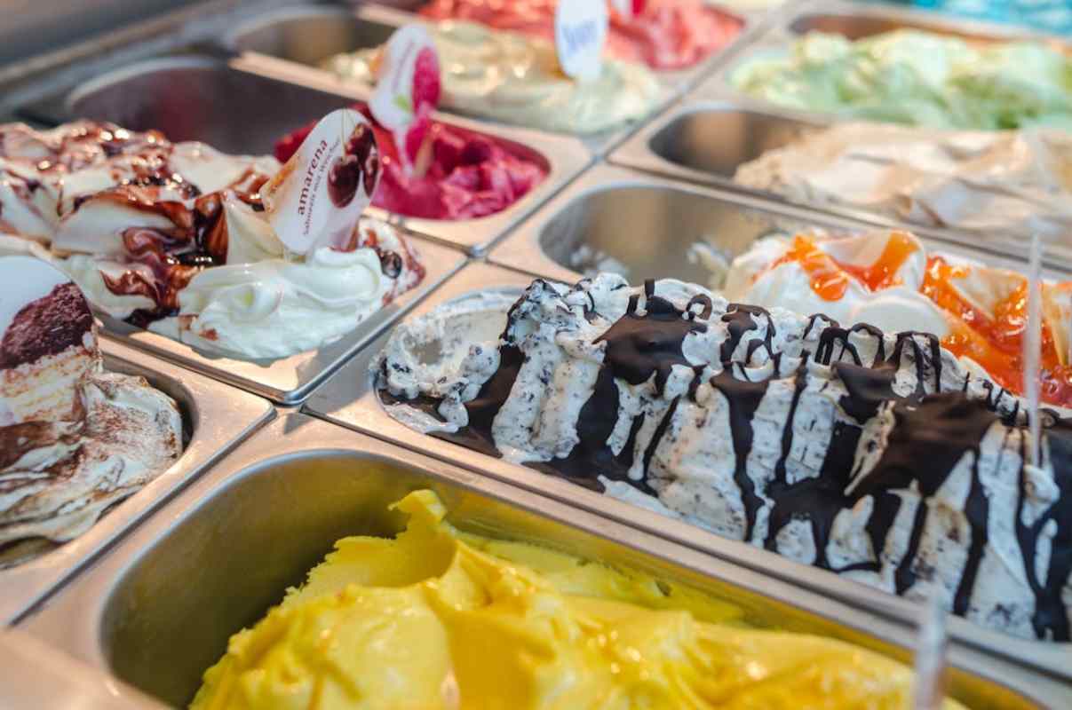 gelato artigianale in vaschette