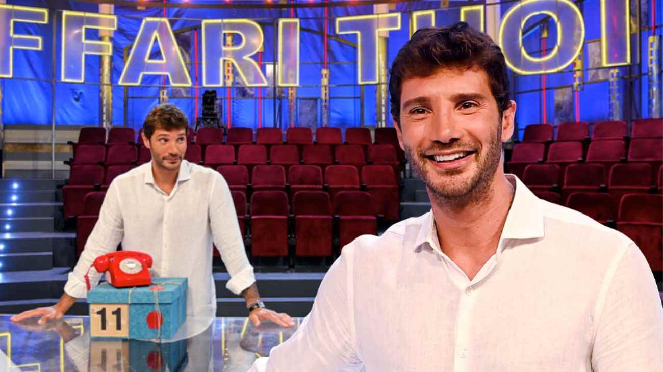 Stefano De Martino nello studio di Rai1