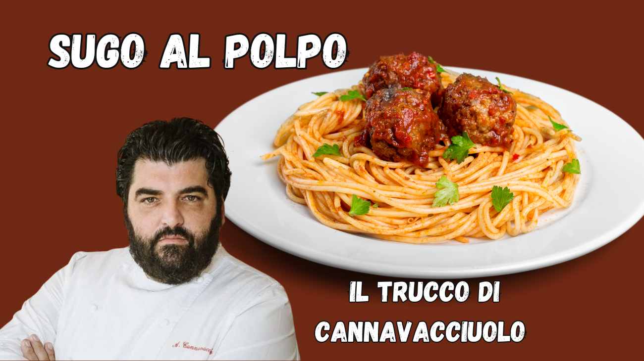 Sugo al polpo, il trucco di Cannavacciuolo