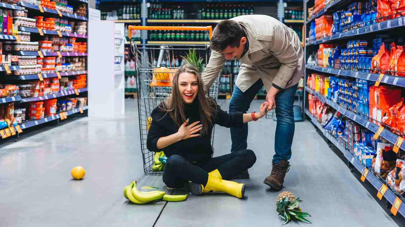 ananas al supermercato per trovare l'amore