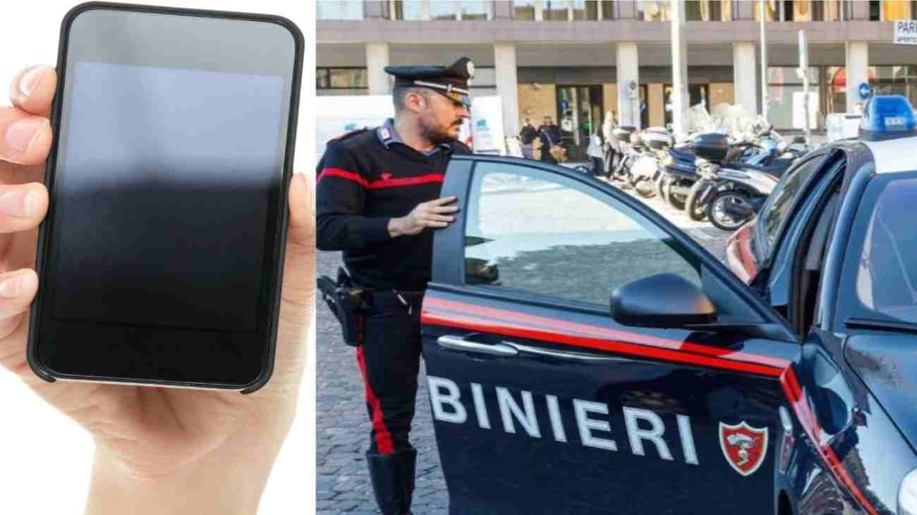 cellulare e i carabinieri