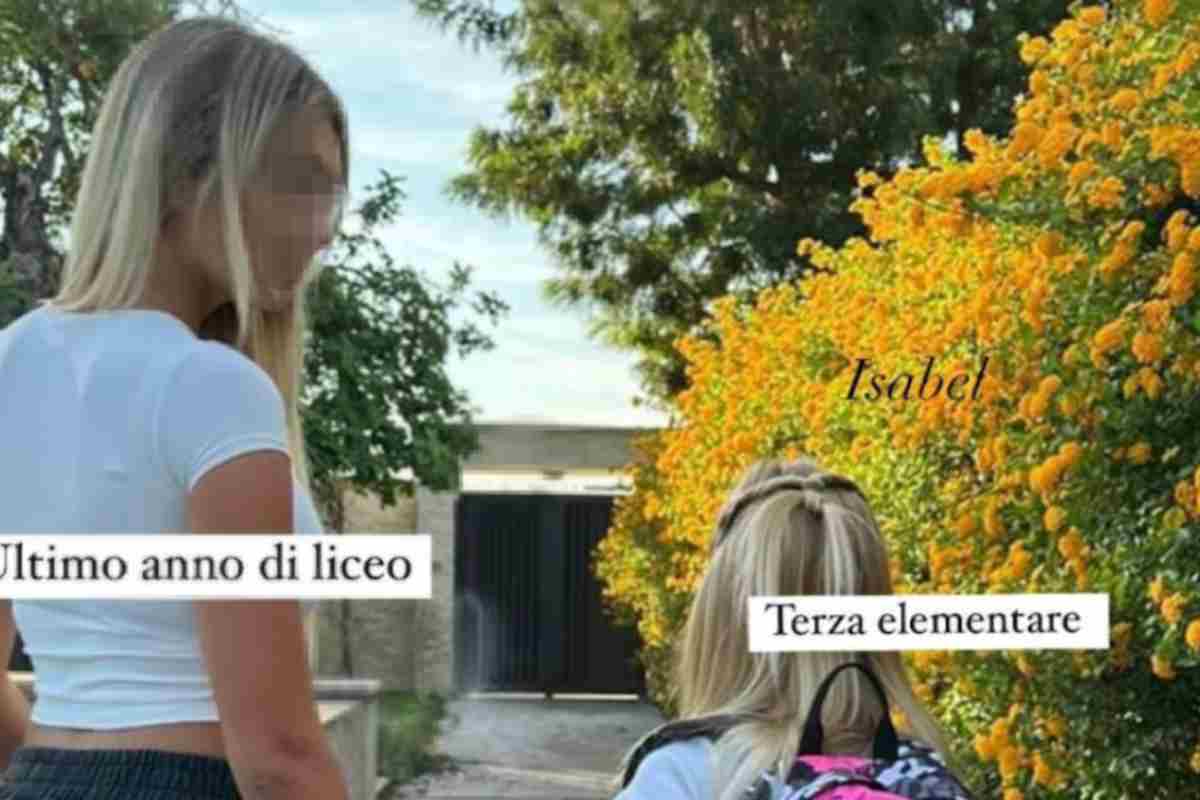 Chanel e Isabel Totti tornano a scuol