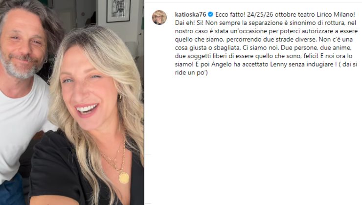 katia follesa angelo pisani separazione annuncio social 