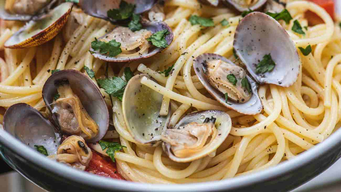 spaghetti con le vongole trucco