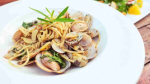 spaghetti con le vongole trucco