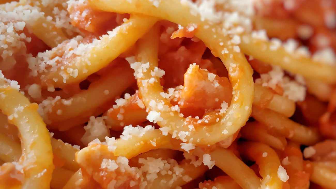 Pasta all'amatriciana ricetta originale guanciale ingredienti