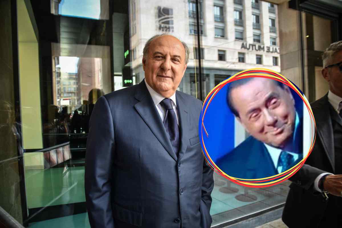 Gerry Scotti e Silvio Berlusconi