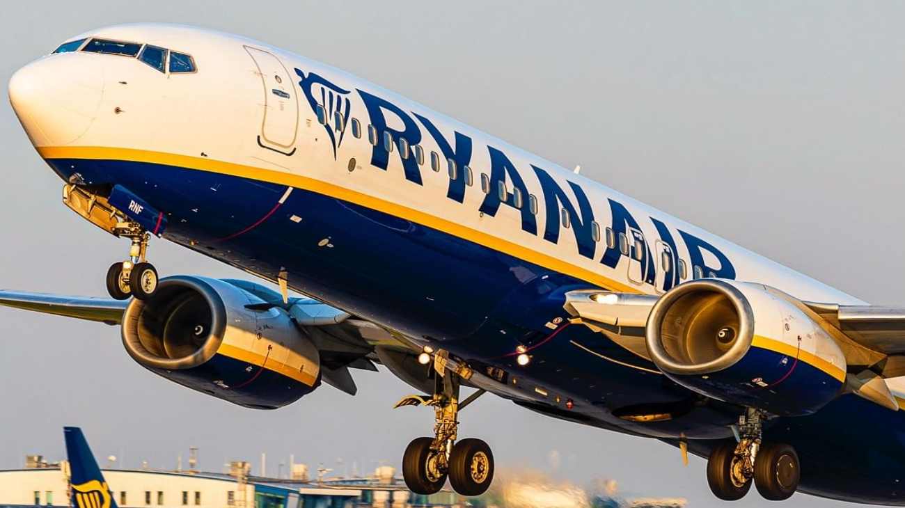 Ryanair fiammata Brindisi