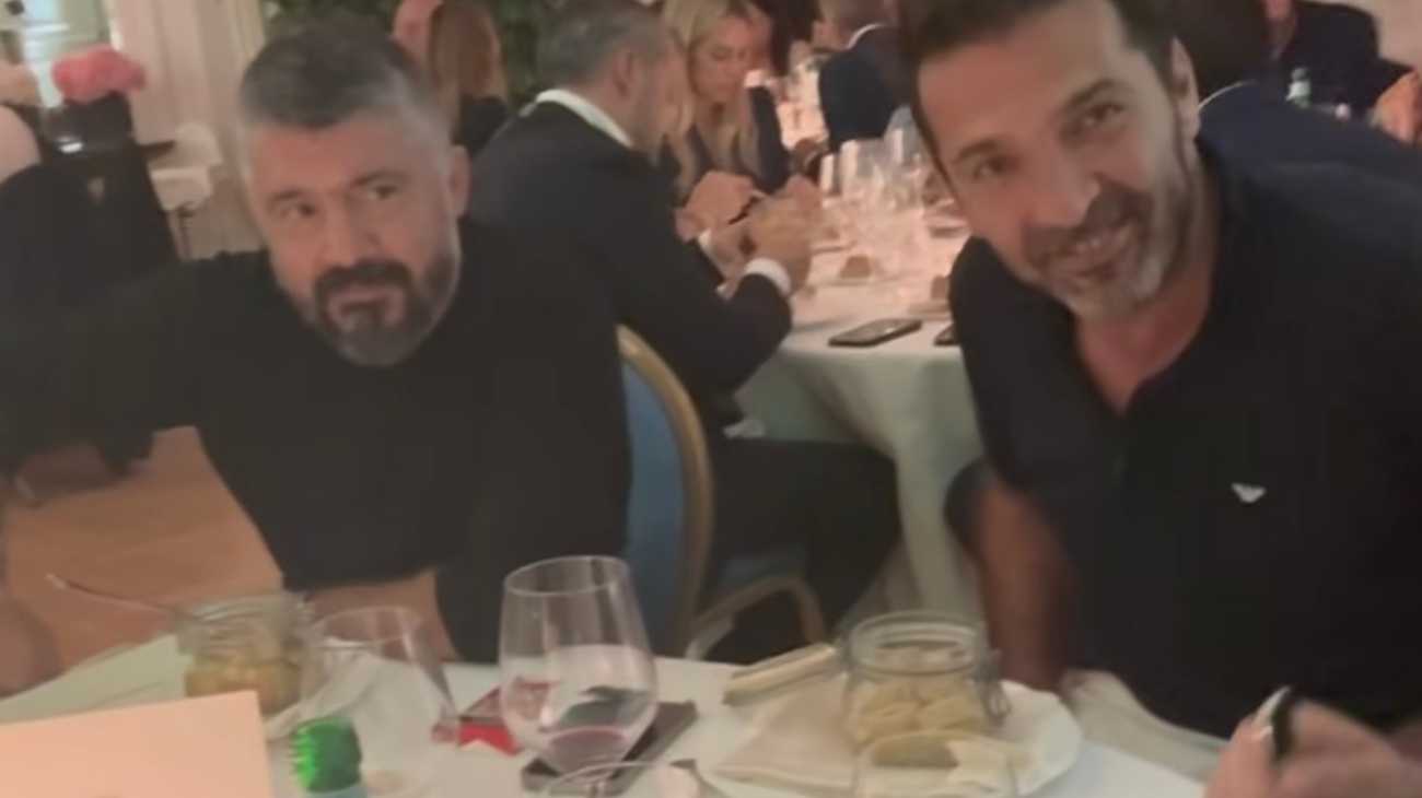 Gattuso e Buffon