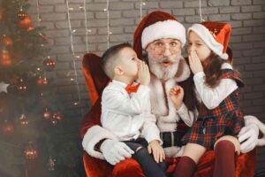 Babbo Natale e bambini