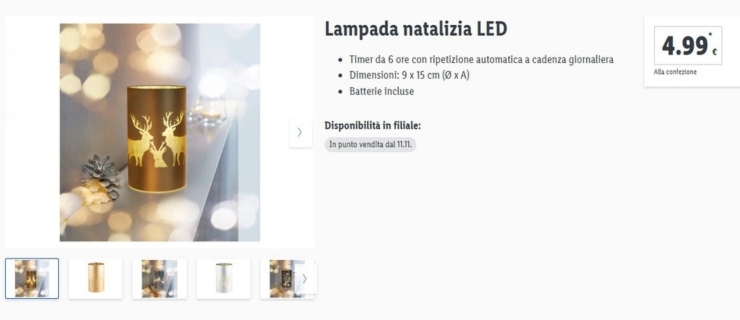 Lampada e descrizione