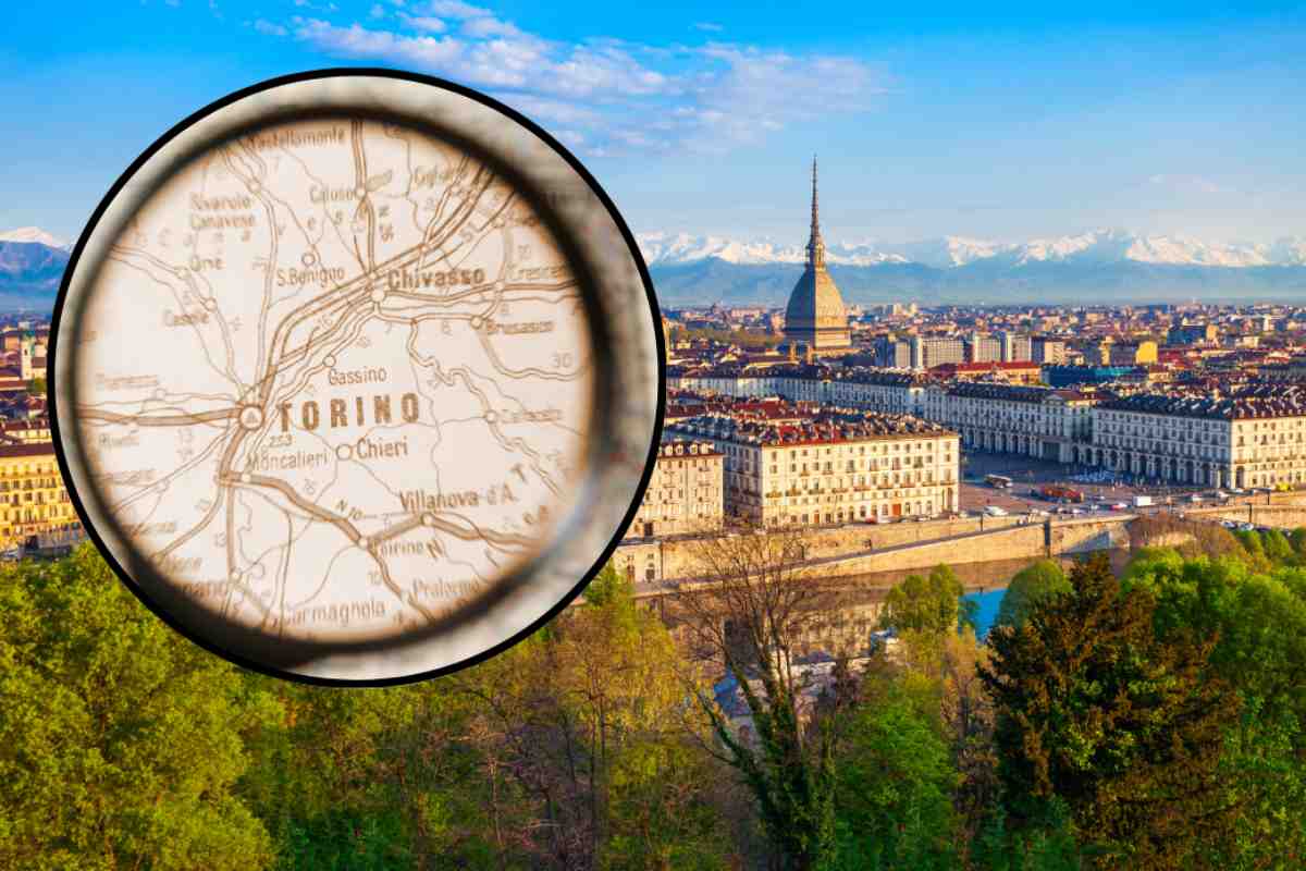 città torino e cartina